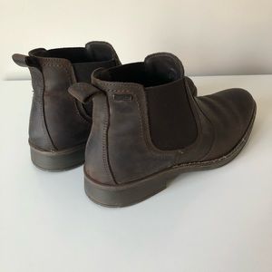 Nordstrom Brand Waterproof Brown Leather Chelsea Boot -(Mens 9.5)